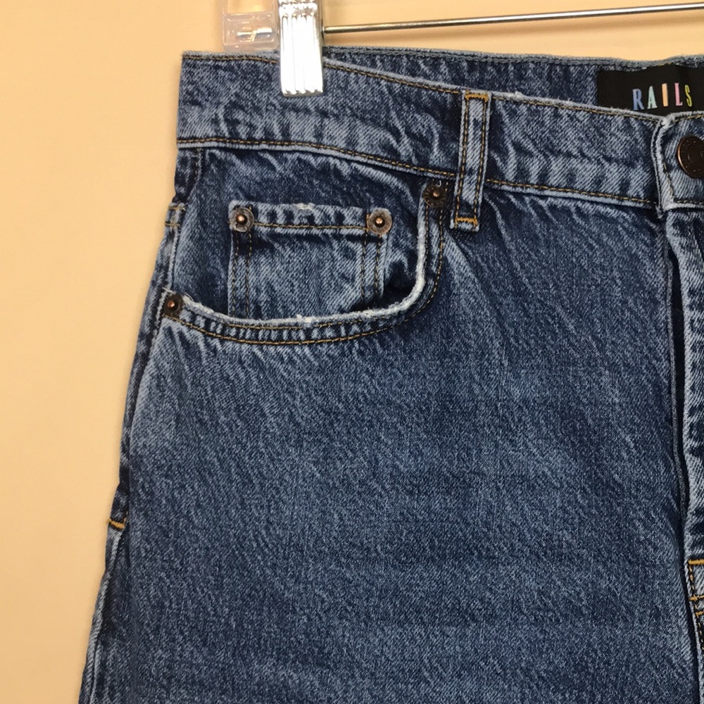 Rails The Speedway 90’s Boyfriend Button-Fly Medi… - image 4
